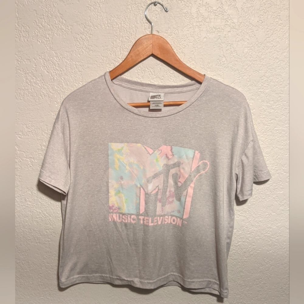MTV Women's Gray Graphic Tee